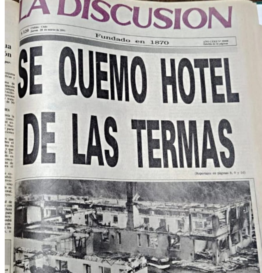Año 1991: el anterior incendio que redujo a cenizas el histórico…