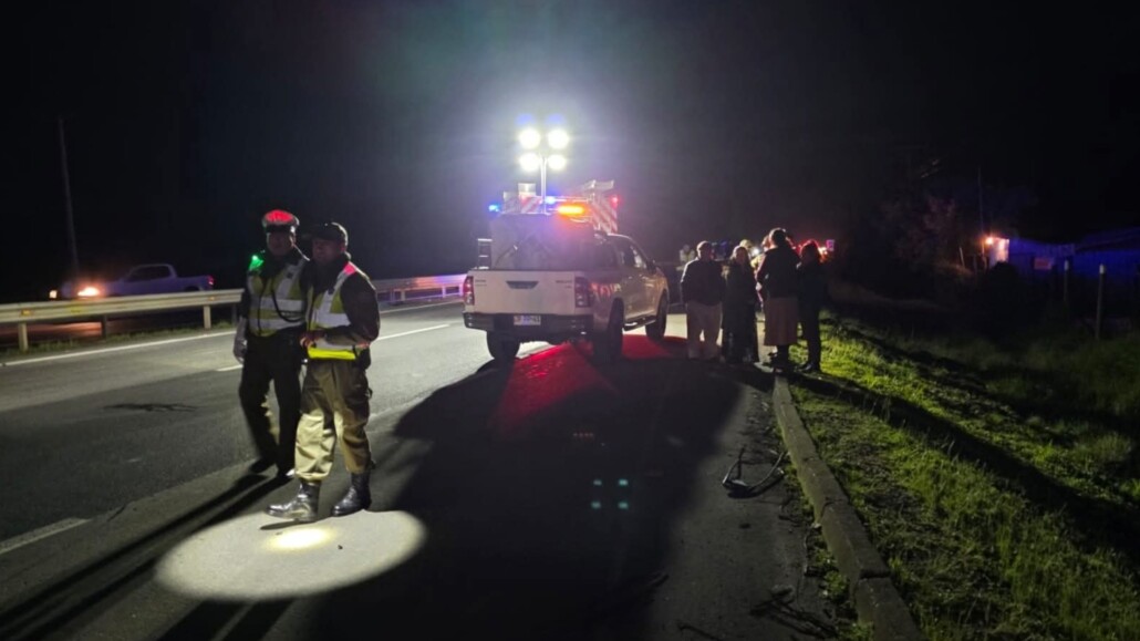 Peatón muere tras ser impactado por vehículo en la Ruta 5 Sur cerca…