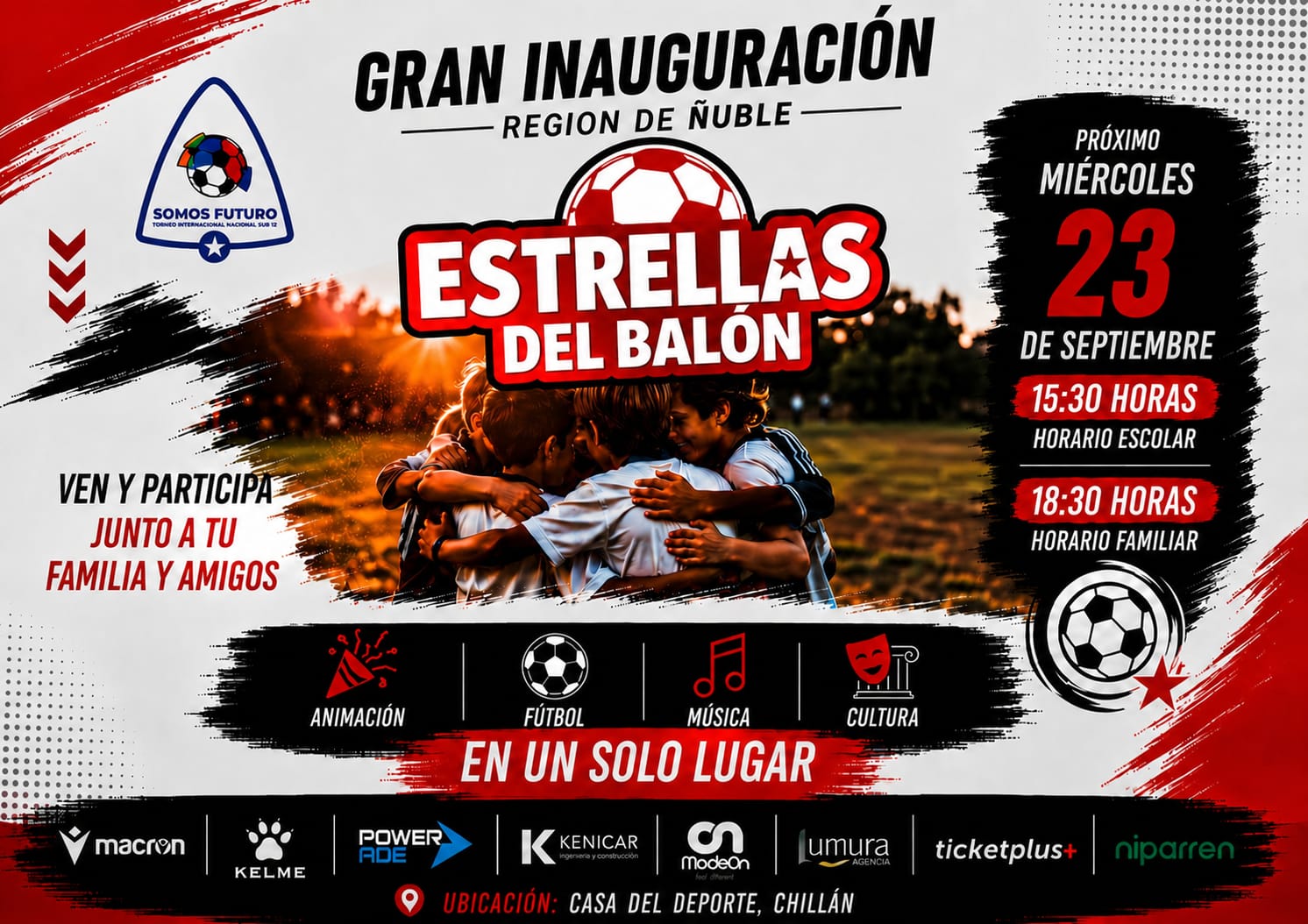 📣⚽ ¡GRAN INAUGURACIÓN DE ESTRELLAS DEL BALÓN! EN CHILLÁN ⭐🏆