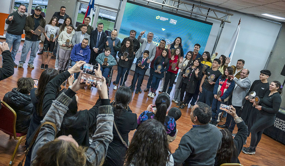 Temuco reconoció a 30 deportistas y paradeportistas con las Becas…