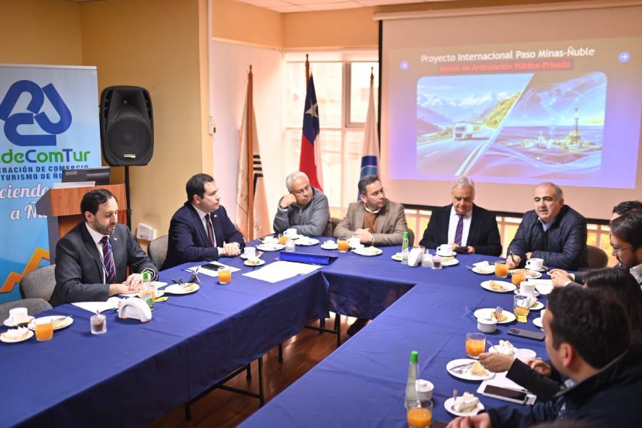 Gremios y autoridades coordinan esfuerzos para empujar Paso Minas Ñuble