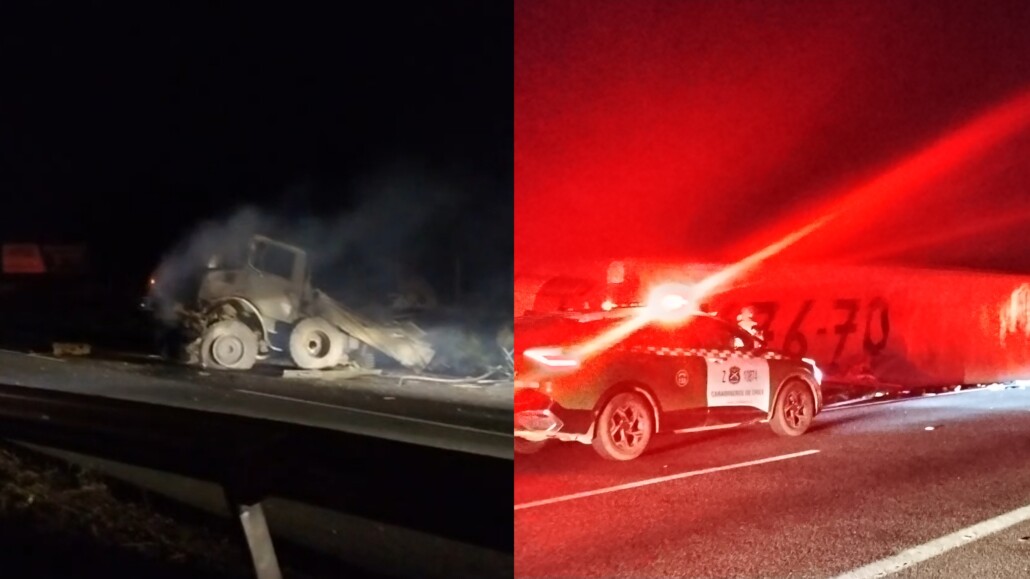 Colisión de tractocamión con camión militar deja un fallecido y…