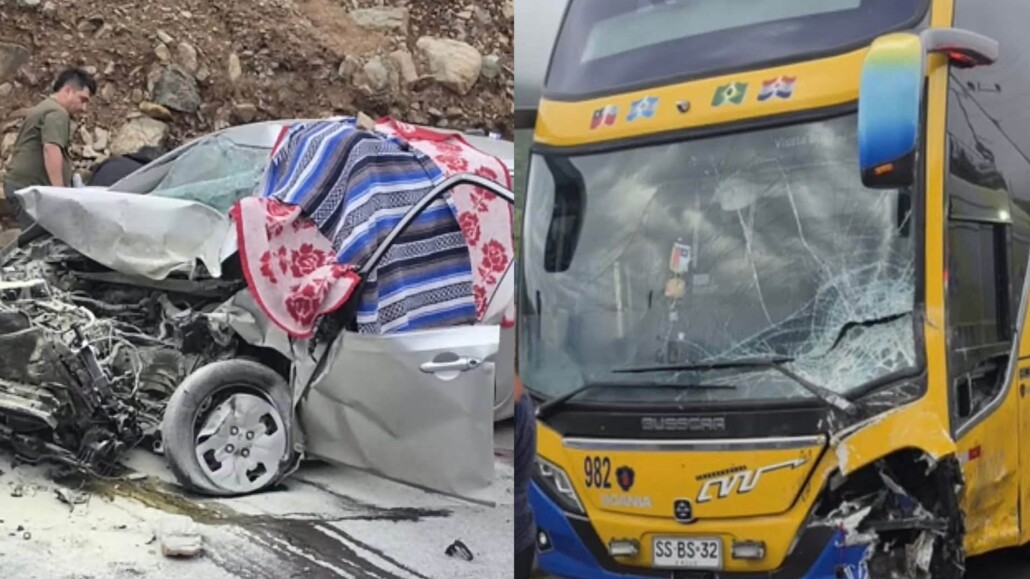 Colisión de bus con automóvil deja dos funcionarios municipales…