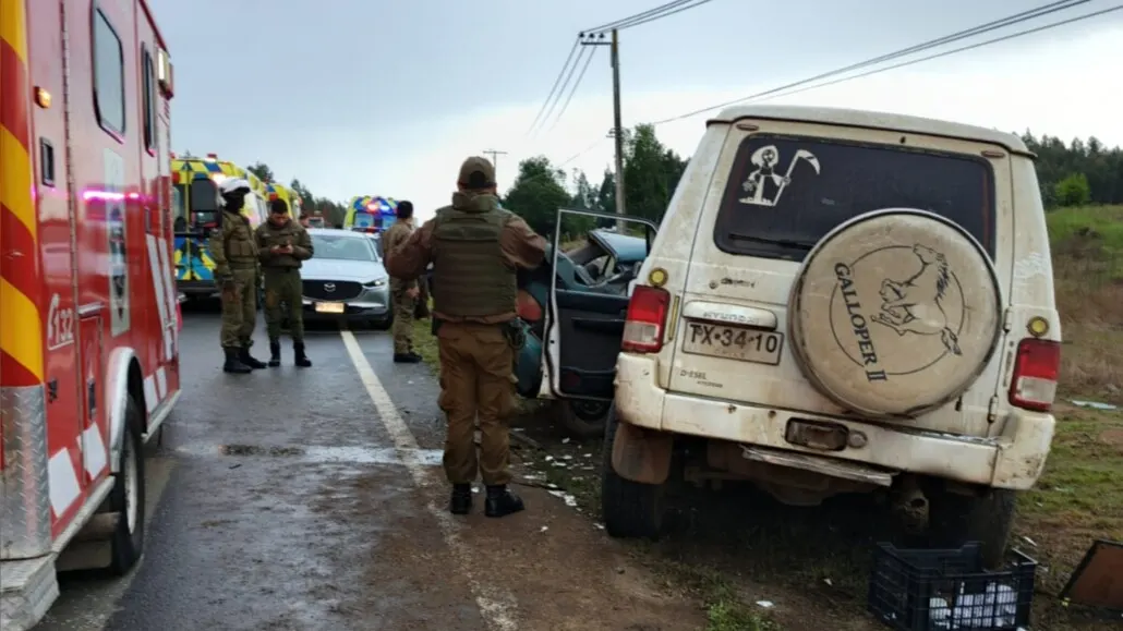 Colisión de alta energía deja dos muertos en ruta que une Los…