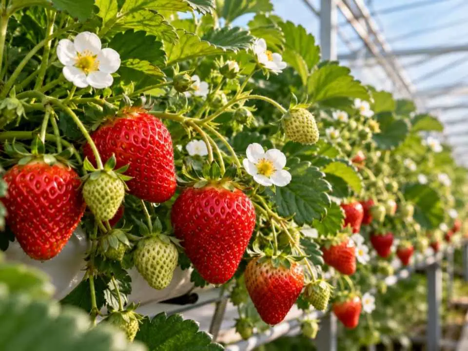 Plantas de frutillas que pueden dar frutos 2 veces en una misma…