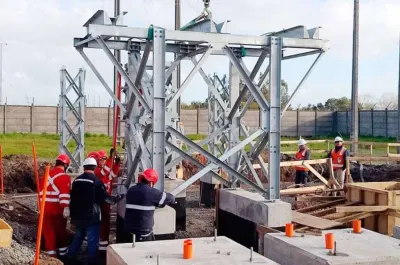 Obras de ampliación de línea Charrúa-Chillán alcanzan 54% de avance